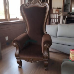 Wooden Carving Maharaja chair