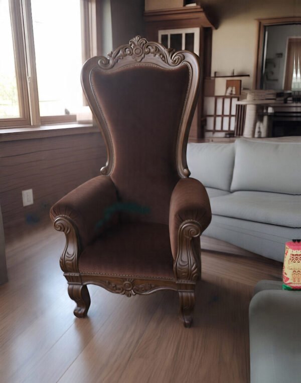 Wooden Carving Maharaja chair