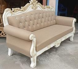 Sofa side look Wooden Carving 3 Seater Sofa
