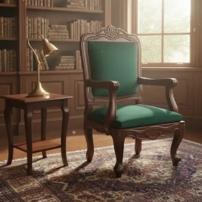 Solid teakwood chair set with sheesham polish