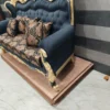 Traditional teak wood sofa seater