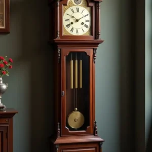 Teak wood standing clock premium classic design