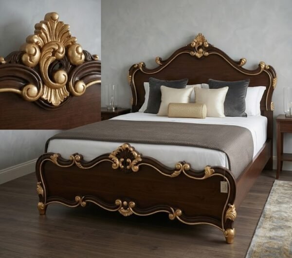 Luxury Indian wood carving bed design/ The Wooden Atelier