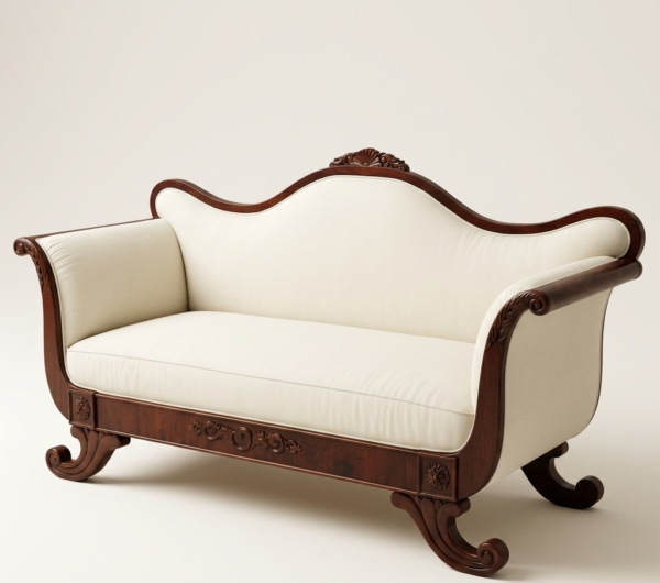 Elegant Solid Wood 3-Seater Sofa – Luxury Handcrafted Wooden Sofa for Modern & Classic Interiors