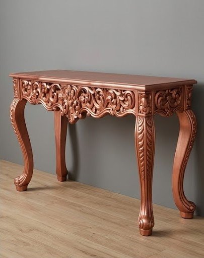 Luxury Wooden carving Console table designs for living room/ The Wooden Atelier