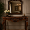 Luxury Wooden console table for living room with Designer Mirror Frame