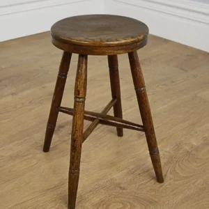 round-wood-stool-living-room Round stool wood used as coffee table in living room
