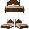 Simple Wood carving Bed/Classic Royal Bedroom Furniture