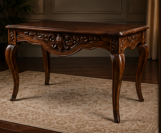 Luxury Wooden console table for living room with Designer Mirror Frame