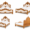 Best Wooden Carving Double Bed in India/ The wooden Atelier