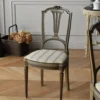 wooden-dining-chair-pu-finish Teak wood dining chair India with PU finish